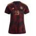 Germany Leroy Sane #19 Replica Away Stadium Shirt for Women World Cup 2022 Short Sleeve